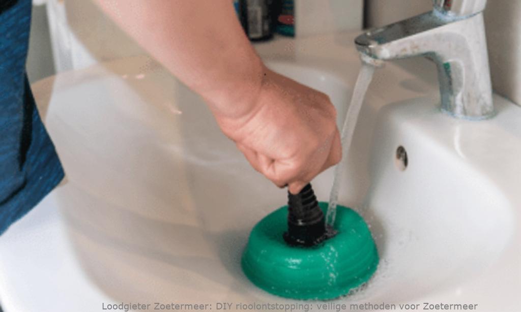 Diy Rioolontstopping Veilig Zoetermeer